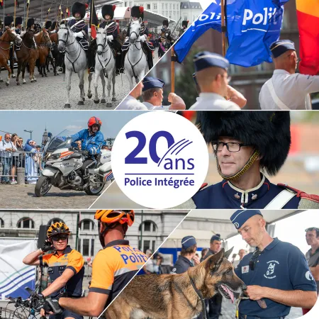 La Fête nationale sous le signe du 20e anniversaire de la Police Intégrée