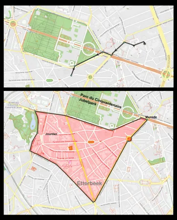 Vue d'ensemble de la Vue d'ensemble de la Etterbeek