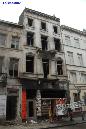 Vue d'ensemble de la Vue d'ensemble de la Appel à témoin d'un incendie à Saint Gilles